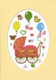 Набор для вышивания Марья Искусница 10.004.01 С рождением дочурки!
