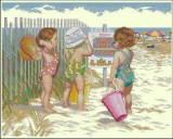 Набор для вышивания DIMENSIONS Дети на пляже