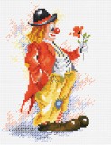 Набор для вышивания Белоснежка В-452 Клоун с цветком
