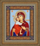 Набор для вышивания бисером Золотое Руно РТ-102 Икона Божией Матери "Феодоровская"