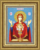 Набор для вышивания бисером Золотое Руно РТ-158 Икона Божией Матери "Неупиваемая чаша"