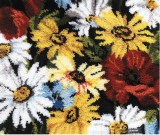 Набор для вышивания коврика MCG Textiles 37759 Ромашки и маки