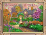 Набор для вышивания бисером Светлица Цветы в саду
